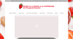 Desktop Screenshot of musee-fraise.net